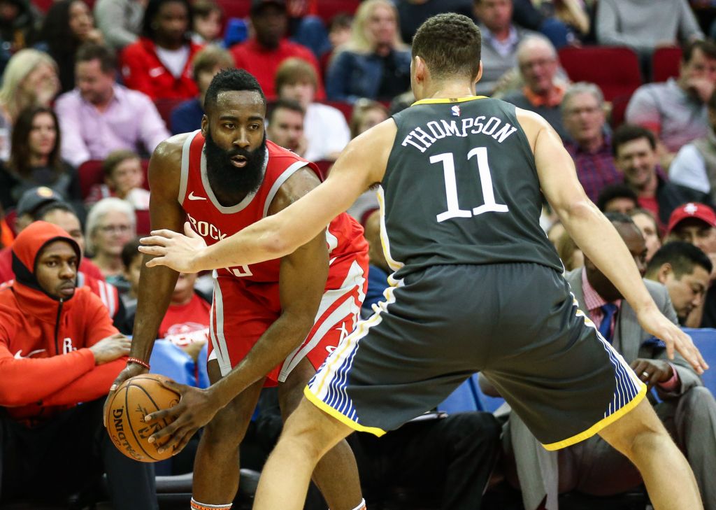 How James Harden struggled to earn free throws against the Warriors this season