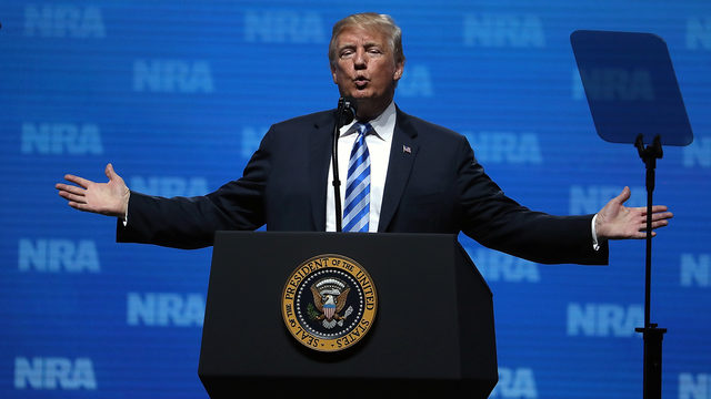 Trump reassures NRA'We will protect your Second Amendment