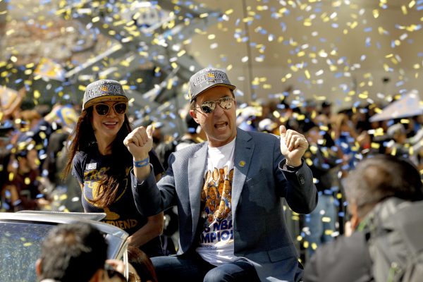 Joe Lacob Warriors Championship Parade