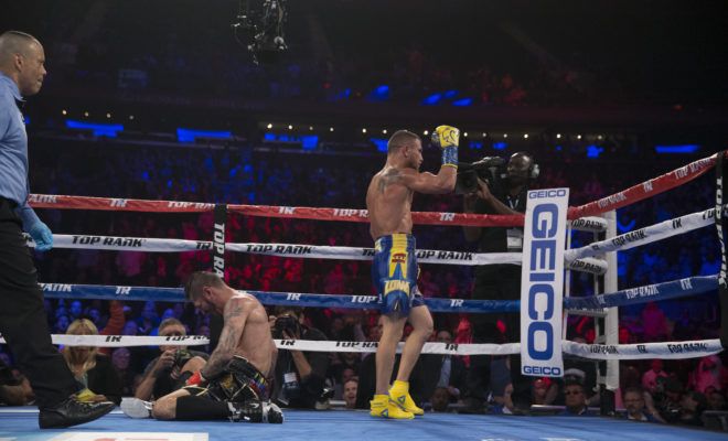 Moving up: Lomachenko fights Linares in search of 3rd title