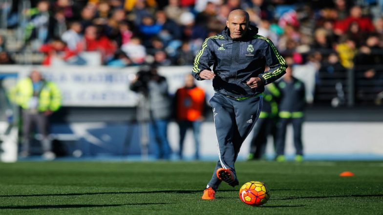 Real Madrid's Coach Zinedine Zidane Begins Preparations for Upcoming El Clasico Match Against Barcelona