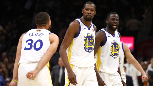 Warriors on verge of sweeping Cavs in NBA Finals