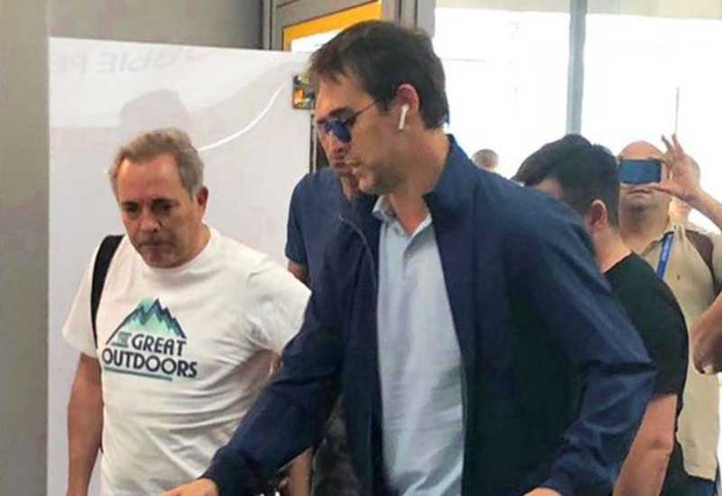 Julen Lopetegui arrives in Madrid from Russia