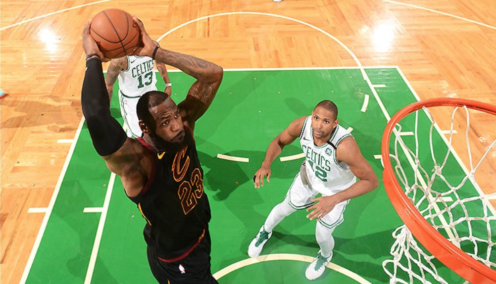 LeBron James slammed the door shut on Boston's title hopes in Game 7