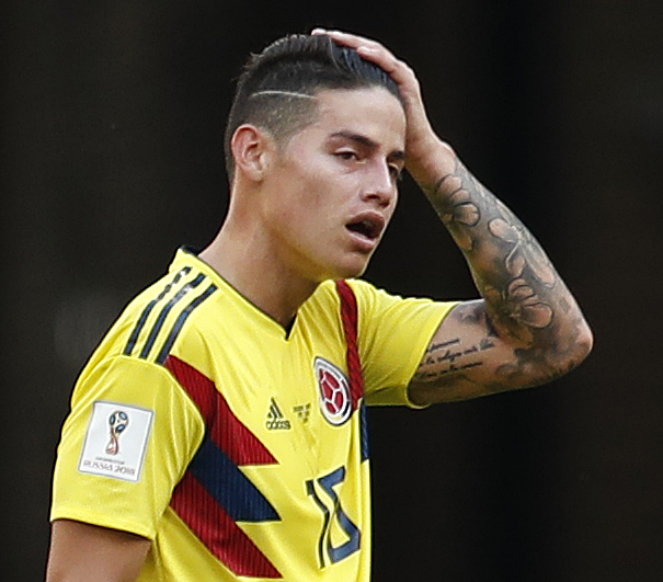 It was a tough World Cup opener for James Rodriguez and Colombia vs. Japan