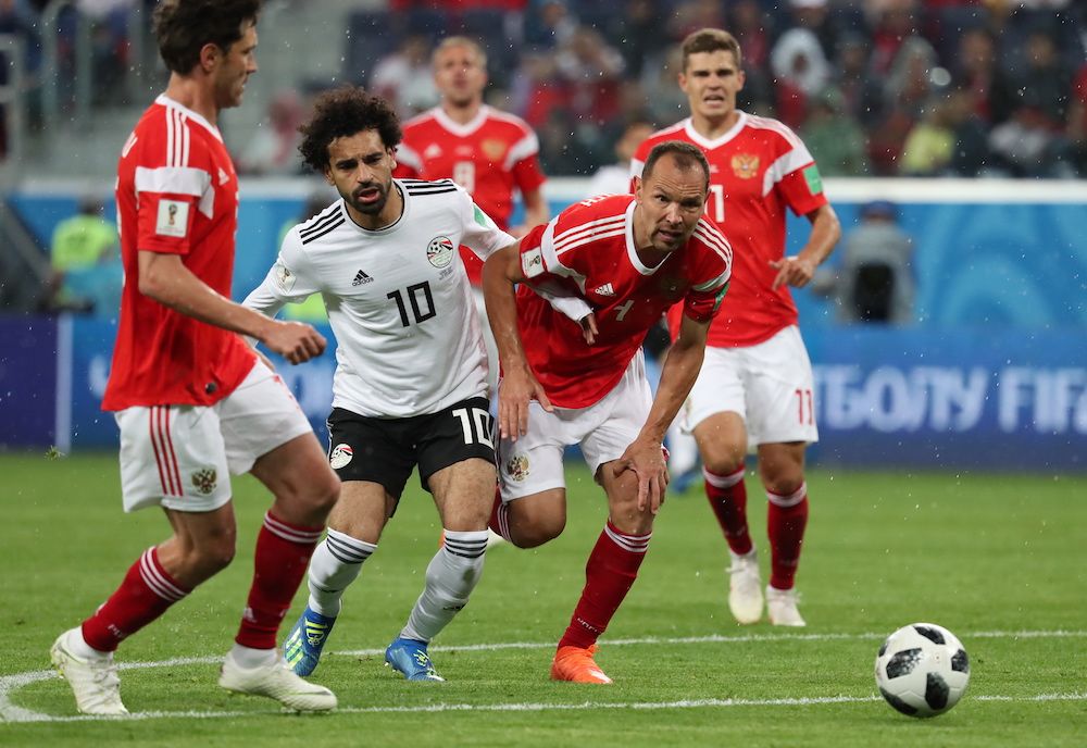 Salah disappoints as Russia crushes Egypt