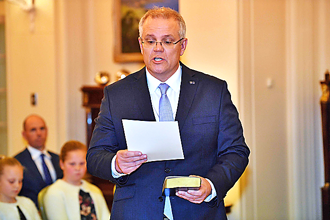 Scott Morrison selected as Australia's new prime minister