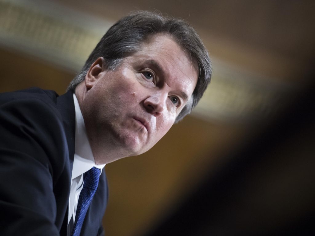 Supreme Court nominee Brett Kavanaugh testifies before the Senate Judiciary Committee on Capitol Hill in Washington D.C. on Thursday