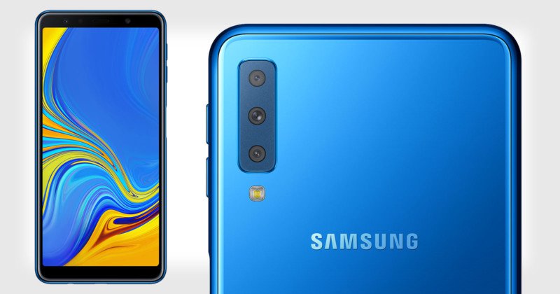 Galaxy A7 (2018) is Samsung/'s first triple-rear-cam phone