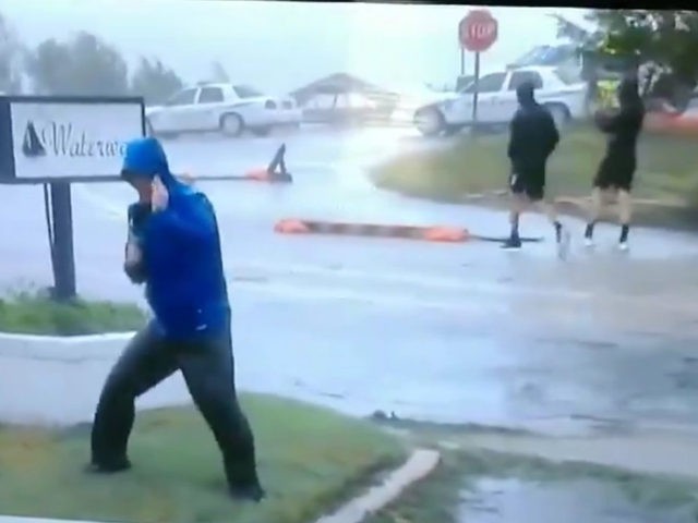 WATCH Weather Channel Reporter Mocked for Appearing to Exaggerate Florence		15 Sep 2018