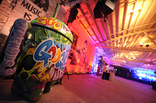 Google And T-Mobile Celebrate The Launch Of Google Music At Mr. Brainwash Studio In Los Angeles - Inside