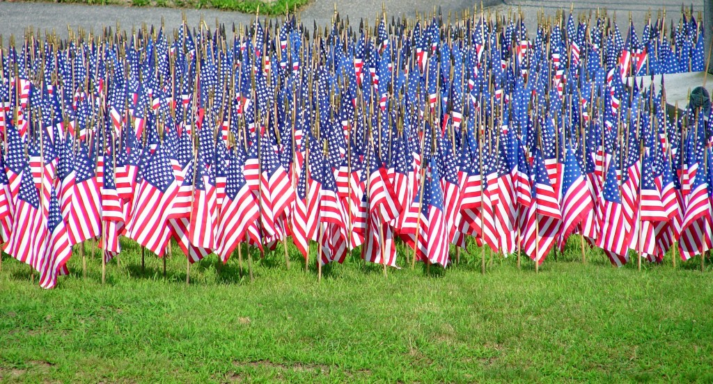 50 Flags on 4th of July