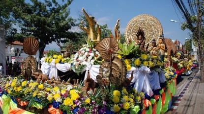 Thailands Chiang Mai Flower Festival And  Hill Tribe People