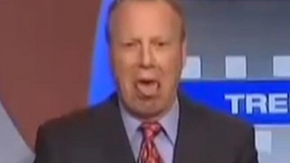 On Live TV Weatherman Eats Cat Vomit