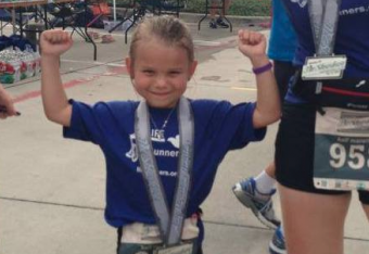 6 year old half marathon runner