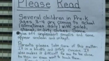 School teacher sent a complain letter to parents saying their children are ‘dirty’