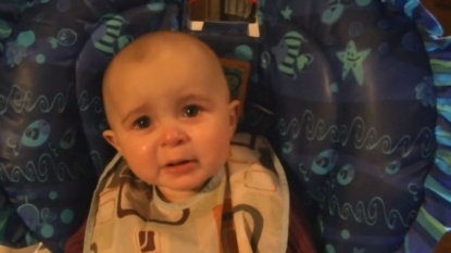 Baby cries when mother sings Rod Stewart music