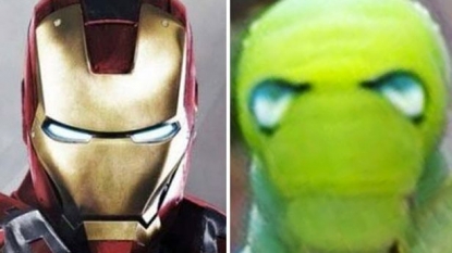 Caterpillar looks like “Iron Man”