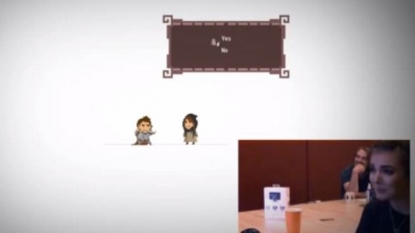 Cute proposal, man designed a game to propose his girl