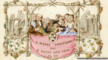 One of the oldest Henry Cole Christmas card goes on auction