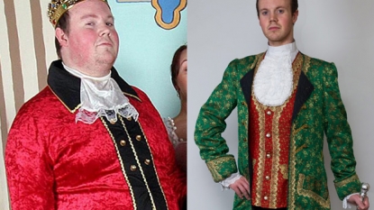 An actor loses half of his weight to become dashing prince