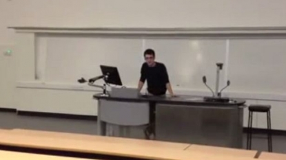 Watch student teaching the class when teacher was not there