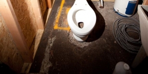 A toilet that was used by the Adolf Hitler found in repair garage