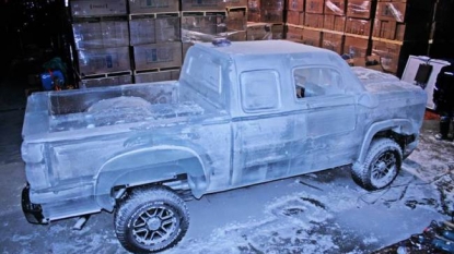 A truck made up of ice ran at speed of 12 mph for 4 km