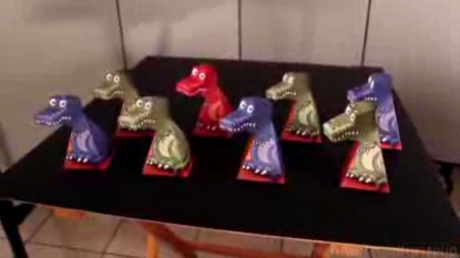 Watch the amazing and simple to create T-Rex optical illusion