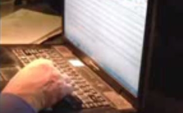 This man will show you how to type on computer while sleeping