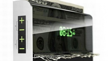 A alarm clock that will shred your money if you don’t wake up on time