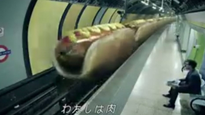 Japan’s Pepsi advert shows a giant ‘hot-dog’ train