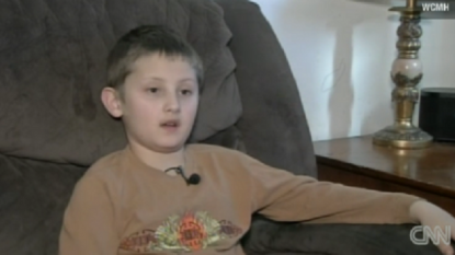 10 year old boy got suspended from school because he made his fingers look like a gun