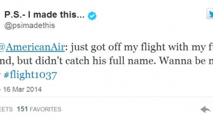 American airlines and twitter helped a lady to find her ‘future husband’