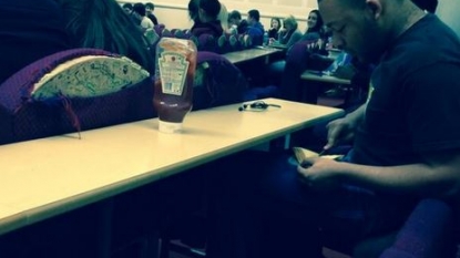 Crazy student started making sandwich in the middle of lecture