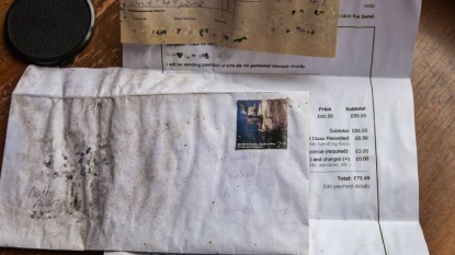 Letter took nine year to reach at destination after it was posted