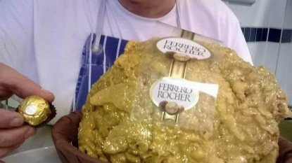 This is world’s largest deep-fried Ferrero Rocher