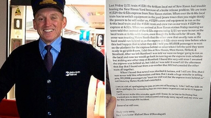 Train conductor wrote apology letter to 500 passengers for wrong announcement