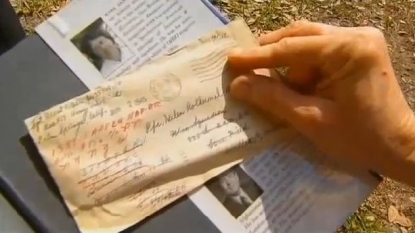 Woman vowed to deliver the unopened love letter sent in 1945 to its original recipients