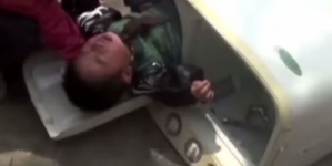 Kid got stuck in washing machine while trying to retrieve a toy from inside