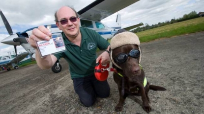 A Labrador has become first dog who got ‘pilot’ license