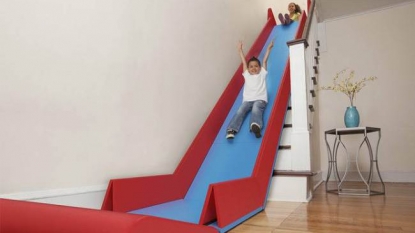 An invention that changes stair into slide within few minutes