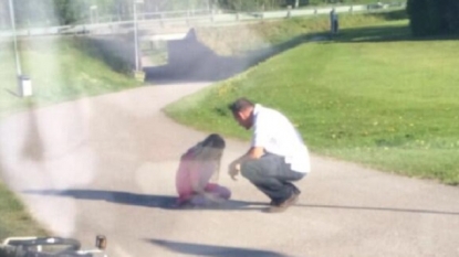 Bus driver went to help an unknown girl on road would be the best of example of kindness