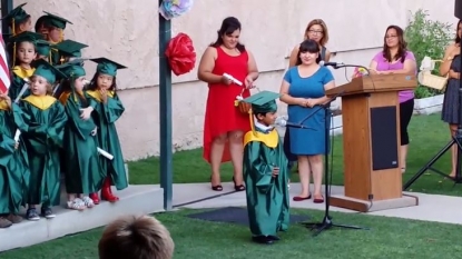 Kid announced at graduation ceremony that he wants to become ‘batman’