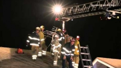 Man was trying to get access in his ex-wife’s house, but unfortunately got stuck in chimney