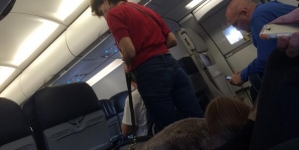 Plane had to made emergency landing because of a dog