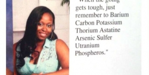 Student got banned from graduation ceremony because she wrote chemistry joke