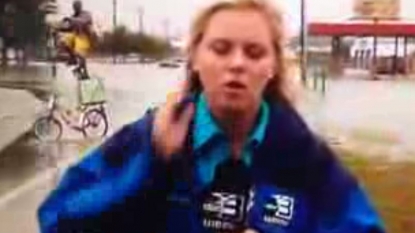 This is why you should always look behind before going live on air