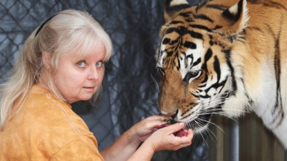 Woman kept two Bengal tiger in her garden as pets