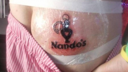 Teen tattooed the Nando’s sign on his buttock to get free meal for life